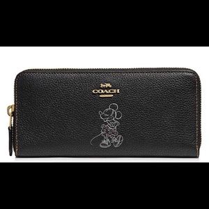 Coach and Disney Minnie Mouse leather wallet